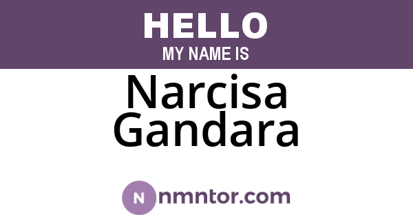 Narcisa Gandara