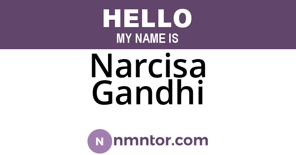 Narcisa Gandhi