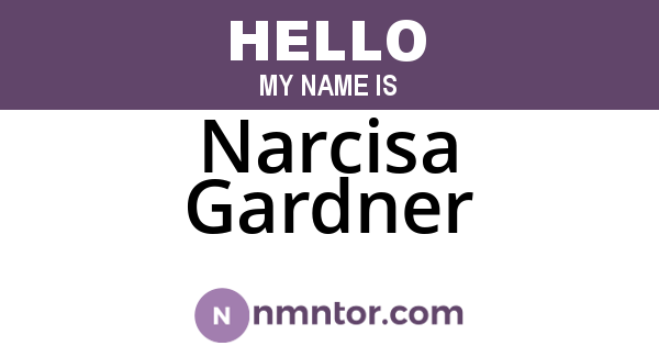 Narcisa Gardner