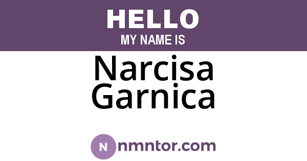 Narcisa Garnica