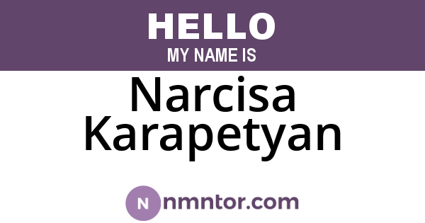 Narcisa Karapetyan