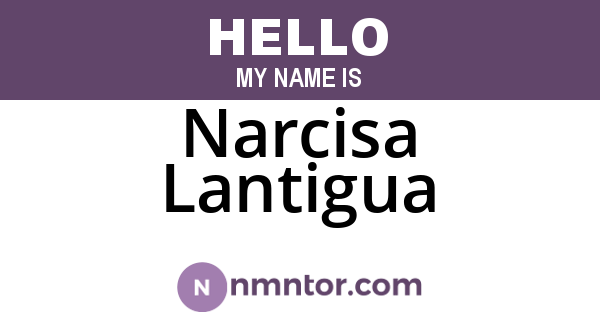 Narcisa Lantigua