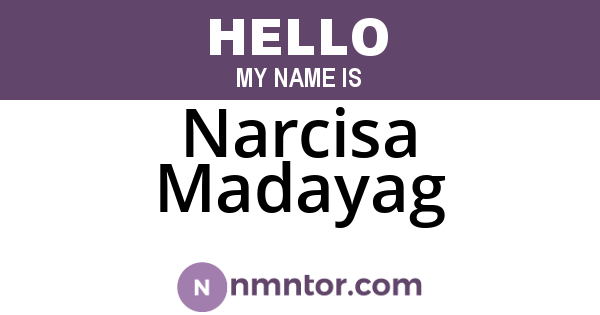 Narcisa Madayag