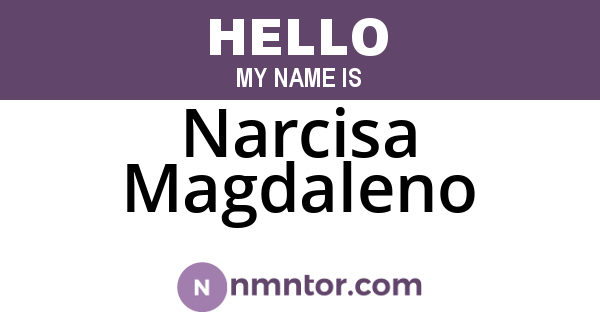 Narcisa Magdaleno