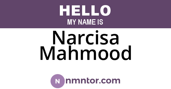 Narcisa Mahmood