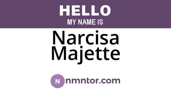Narcisa Majette