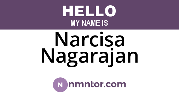 Narcisa Nagarajan