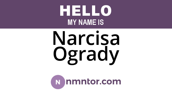 Narcisa Ogrady