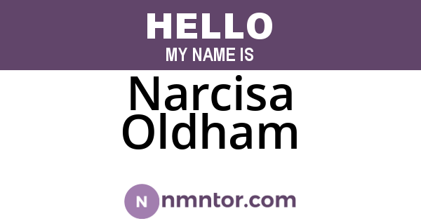 Narcisa Oldham