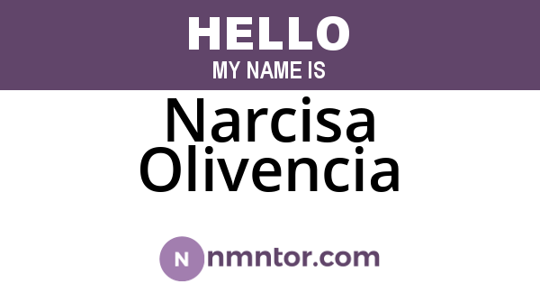 Narcisa Olivencia