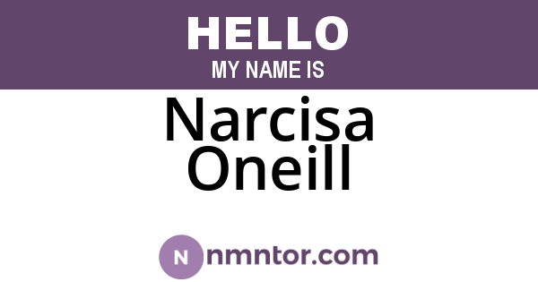 Narcisa Oneill