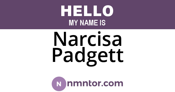 Narcisa Padgett