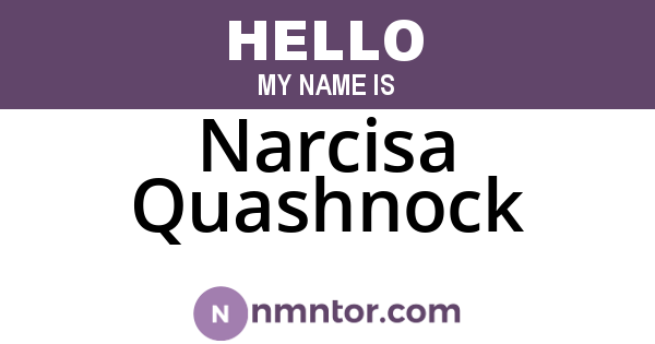 Narcisa Quashnock