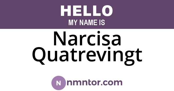 Narcisa Quatrevingt