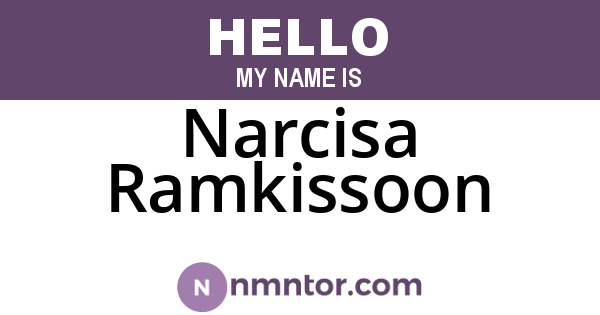 Narcisa Ramkissoon