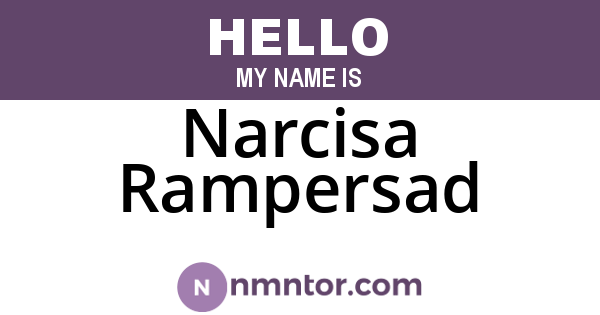 Narcisa Rampersad