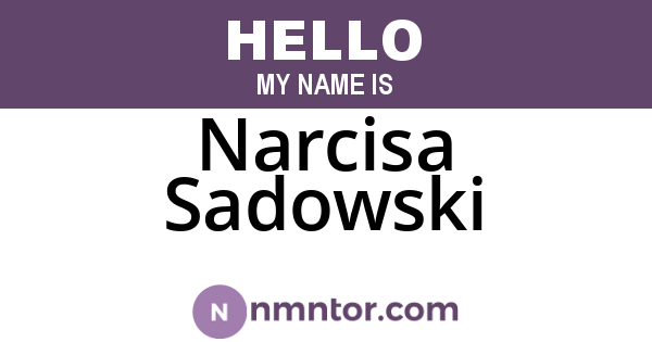 Narcisa Sadowski