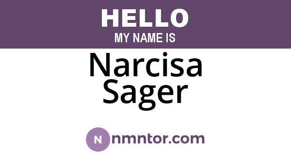 Narcisa Sager