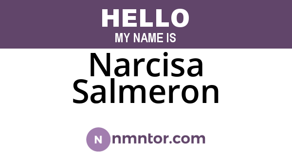 Narcisa Salmeron