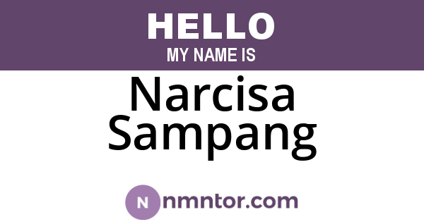 Narcisa Sampang