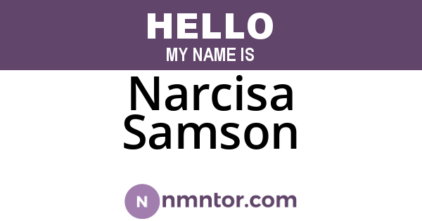 Narcisa Samson