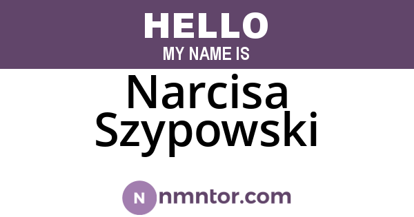 Narcisa Szypowski