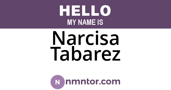 Narcisa Tabarez