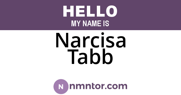Narcisa Tabb