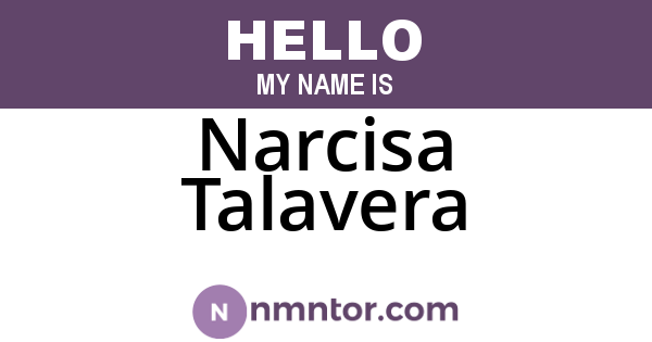 Narcisa Talavera