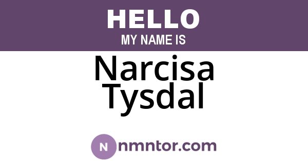 Narcisa Tysdal