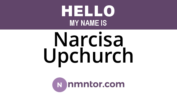 Narcisa Upchurch