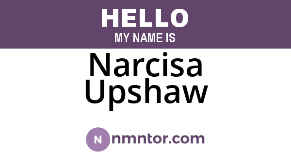 Narcisa Upshaw