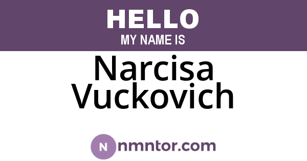 Narcisa Vuckovich