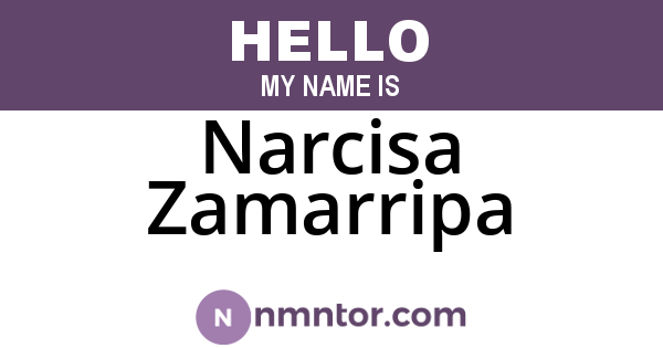Narcisa Zamarripa