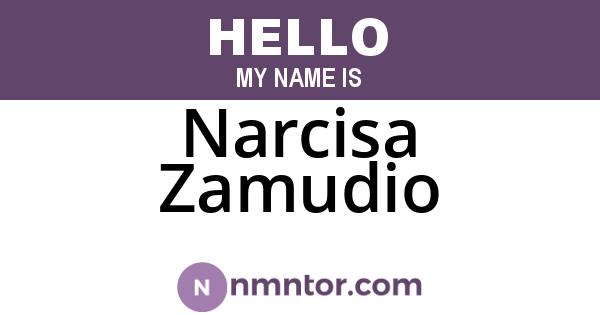 Narcisa Zamudio