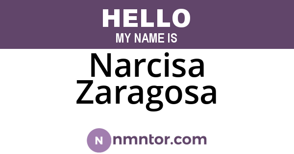 Narcisa Zaragosa