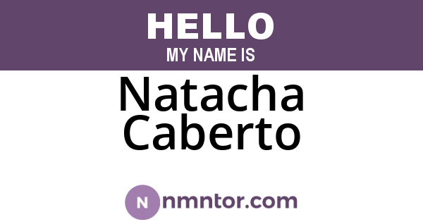 Natacha Caberto