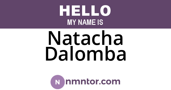 Natacha Dalomba