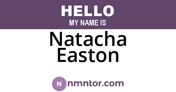 Natacha Easton