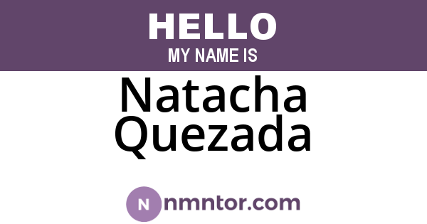 Natacha Quezada