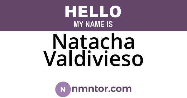 Natacha Valdivieso