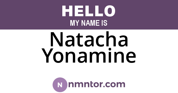 Natacha Yonamine