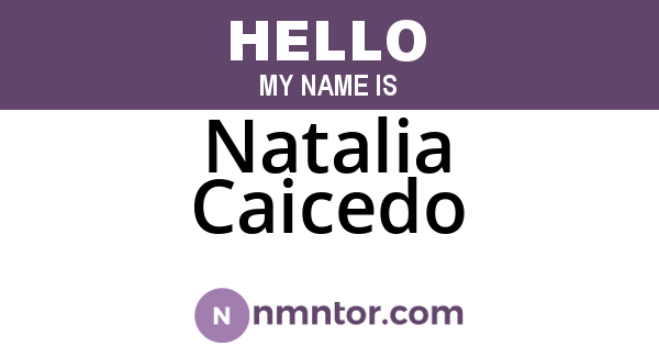 Natalia Caicedo