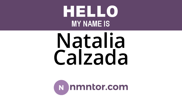 Natalia Calzada