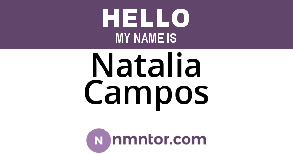 Natalia Campos