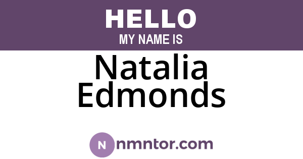 Natalia Edmonds