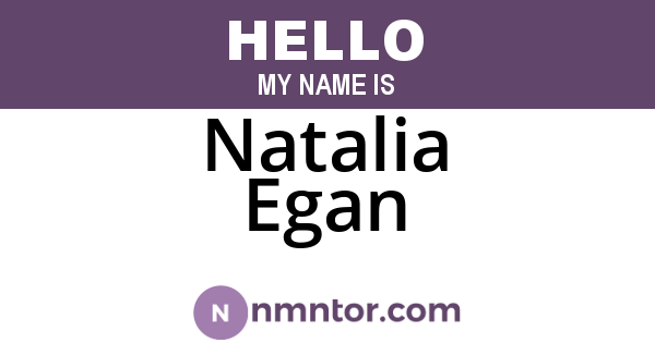 Natalia Egan