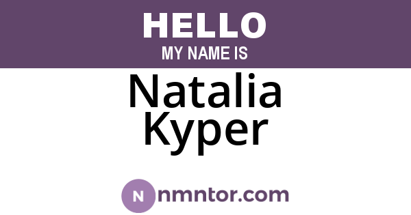 Natalia Kyper