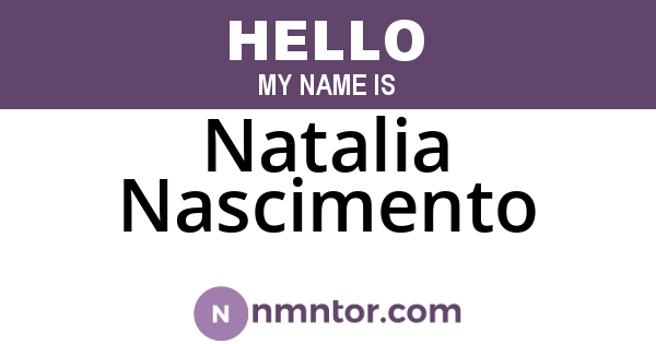 Natalia Nascimento