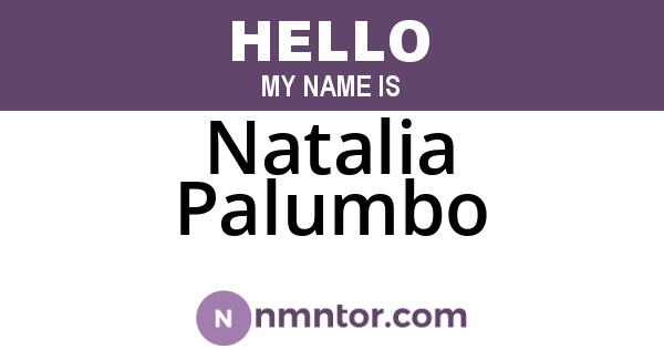 Natalia Palumbo